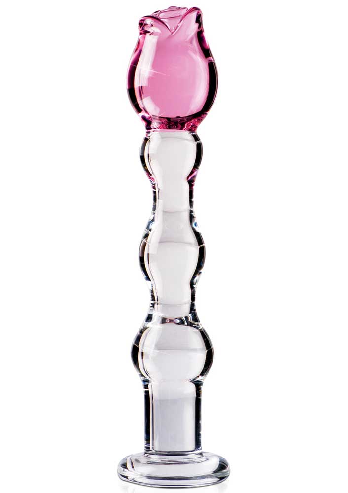 Icicles Glass Rosebud Dildo Sex Toys Passionshop